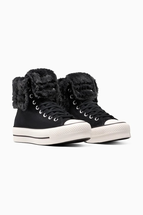 Converse trampki Chuck Taylor All Star Star Fold Over Lift kolor czarny A15229C - zdjęcie produktu nr 2