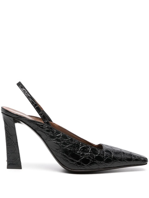 Giuseppe Zanotti 90mm Brendha Sabot pumps - Black - zdjęcie produktu nr 1