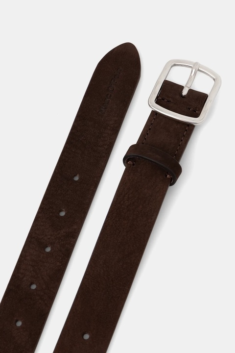 Marc O'Polo pasek zamszowy damski kolor brązowy 5000009122 - zdjęcie produktu nr 2