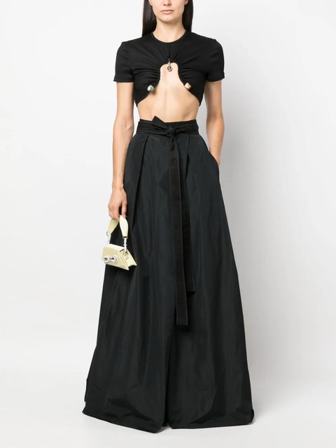 PINKO Nocepesca pleated maxi skirt - Black - zdjęcie produktu nr 1
