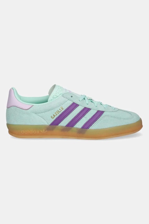 adidas Originals sneakersy zamszowe Gazelle Indoor W damskie kolor turkusowy JQ0192 - zdjęcie produktu nr 2