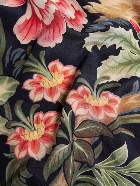 ETRO floral-print crepe-de-chine dress - Blue - zdjęcie produktu nr 2