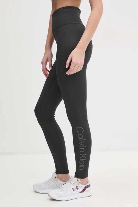 Calvin Klein Performance legginsy treningowe kolor szary gładkie LVGWS5L612 - zdjęcie produktu nr 1