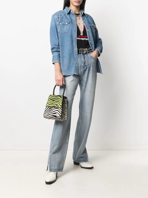 RE/DONE cotton denim jacket - Blue - zdjęcie produktu nr 2