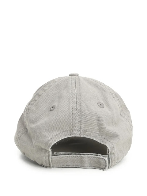 The Attico frayed-edge baseball cap - Grey - zdjęcie produktu nr 1