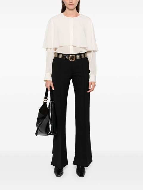 Chloé wool flared trousers - Black - zdjęcie produktu nr 2