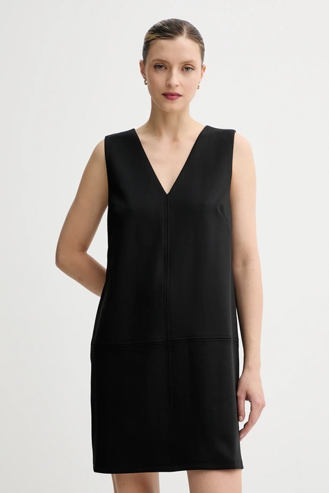 Calvin Klein sukienka kolor czarny mini prosta LV044D025G - zdjęcie produktu nr 2