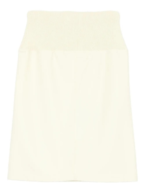 Jil Sander ribbed midi skirt - Yellow - zdjęcie produktu nr 2