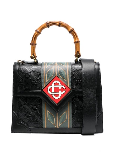 Casablanca Jeanne logo-patch tote bag - Black - zdjęcie produktu nr 1