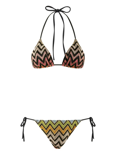 Missoni patterned bikini - Black - zdjęcie produktu nr 1