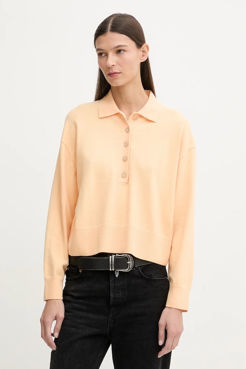 Marc O'Polo sweter damski kolor pomarańczowy lekki 5000007502 - zdjęcie produktu nr 1