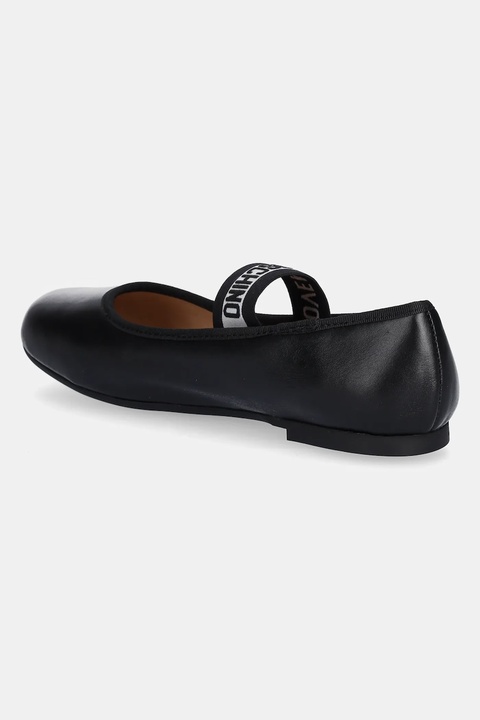 Love Moschino baleriny skórzane kolor czarny JA11071G0MIE0000 - zdjęcie produktu nr 2