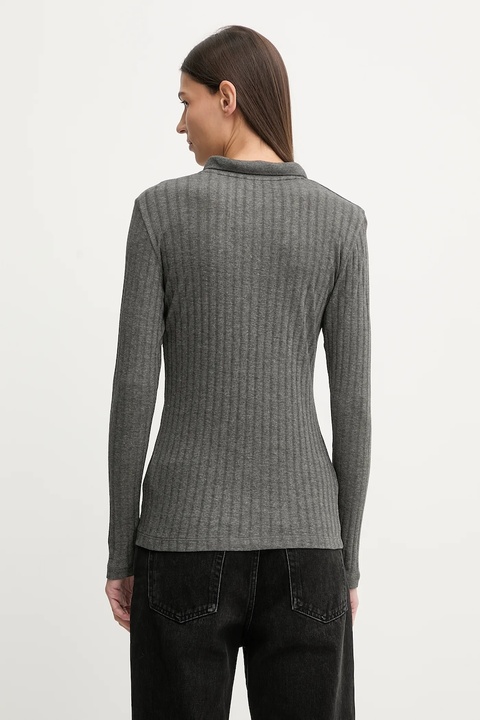 Marc O'Polo longsleeve kolor szary 600207855019 - zdjęcie produktu nr 2