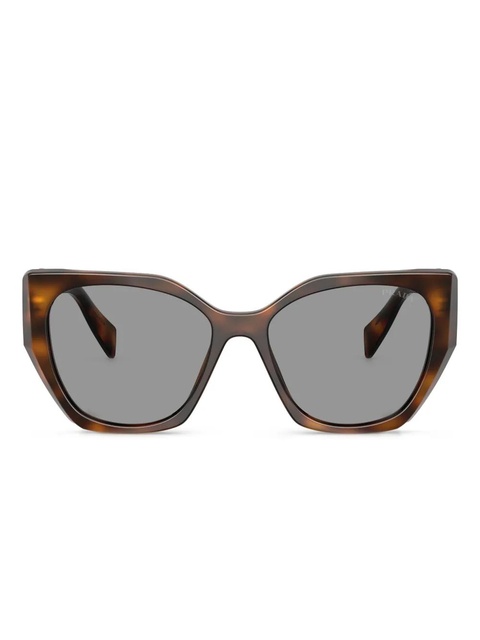Prada Eyewear geometric-frame sunglasses - Brown - zdjęcie produktu nr 1