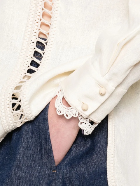 ZIMMERMANN Illuminate blouse - Neutrals - zdjęcie produktu nr 2