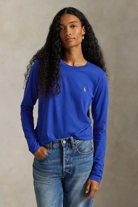 Polo Ralph Lauren longsleeve bawełniany kolor granatowy 211898699 - zdjęcie produktu nr 1