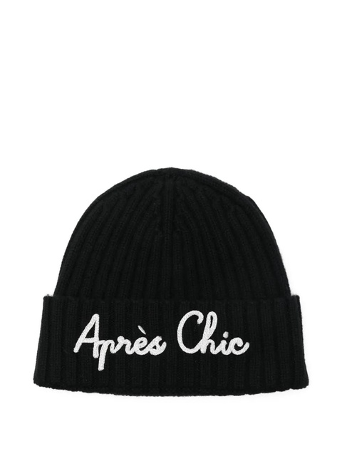 MC2 Saint Barth Wengen Embroidered Hat - Black - zdjęcie produktu nr 1