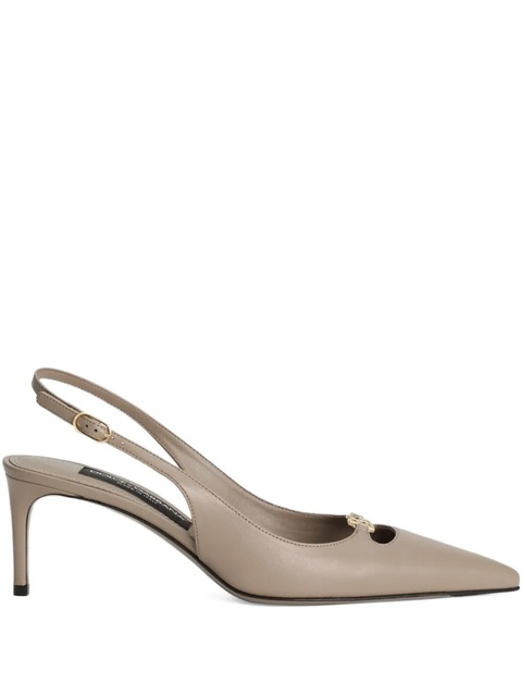 Dolce & Gabbana 60mm slingback pumps - Neutrals - zdjęcie produktu nr 1