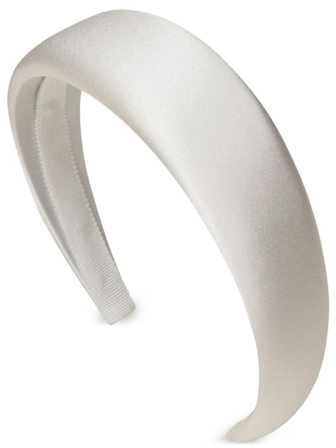 Jennifer Behr Kate silk headband - Grey - zdjęcie produktu nr 1