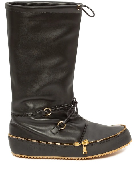 JW Anderson Moon calf-length boots - Black - zdjęcie produktu nr 1