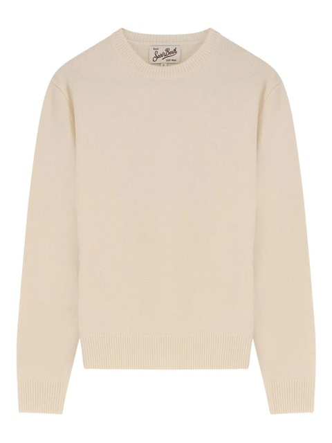 MC2 Saint Barth Sorbonne embroidered-logo sweater - Neutrals - zdjęcie produktu nr 1