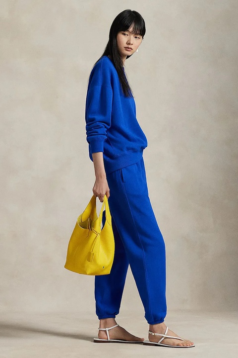 Polo Ralph Lauren bluza damska kolor fioletowy gładka 211971697 - zdjęcie produktu nr 1