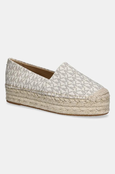 MICHAEL Michael Kors espadryle Lynn kolor beżowy na platformie 40S5LYFP1B.150 - zdjęcie produktu nr 1