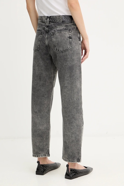 Pinko jeansy bawełniane damskie high waist 104635 A2W4 - zdjęcie produktu nr 2