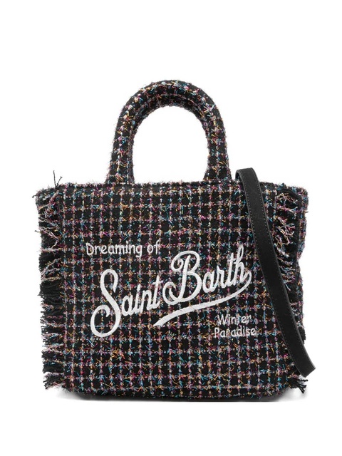 MC2 Saint Barth fringed tote bag - Black - zdjęcie produktu nr 1