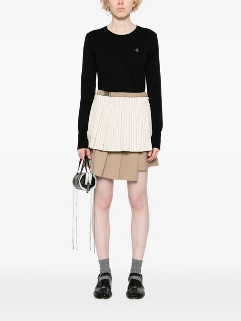 Vivienne Westwood Orb-embroidered crew-neck jumper - Black - zdjęcie produktu nr 2