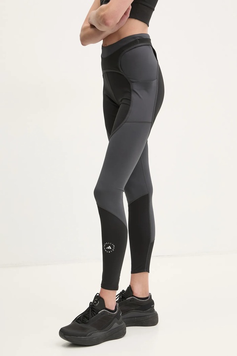 adidas by Stella McCartney legginsy treningowe Two-Tone kolor czarny wzorzyste JM0302 - zdjęcie produktu nr 2