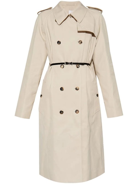 Givenchy belted double-breasted trench coat - Neutrals - zdjęcie produktu nr 1