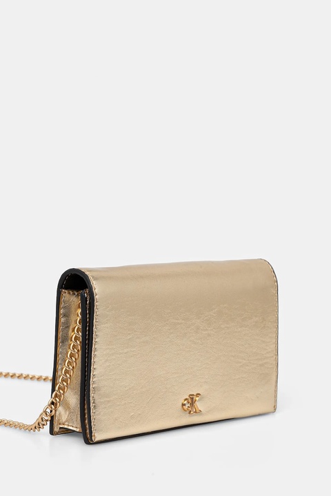Calvin Klein portfel damski kolor złoty LV04F3320G - zdjęcie produktu nr 2