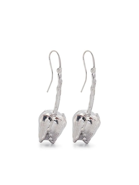 Marni tulip drop earrings - Silver - zdjęcie produktu nr 1