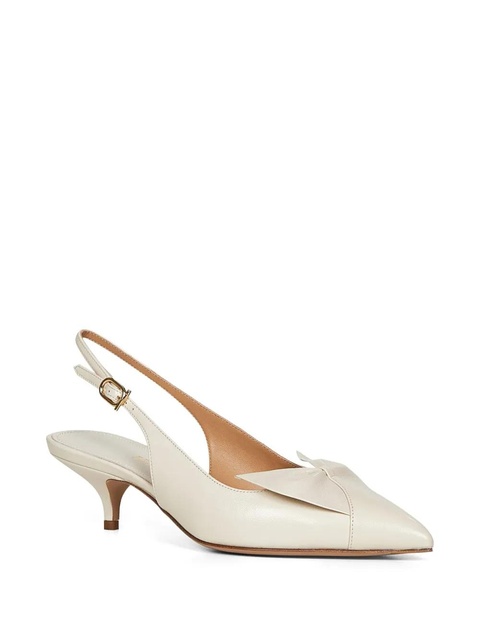 Ferragamo 40mm leather pumps - White - zdjęcie produktu nr 2