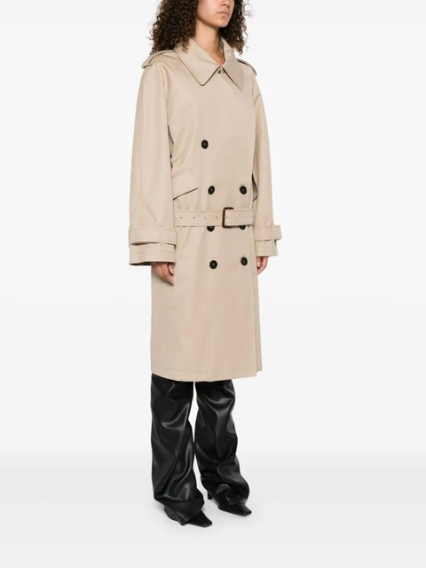 The Attico double-breasted trench coat - Neutrals - zdjęcie produktu nr 1