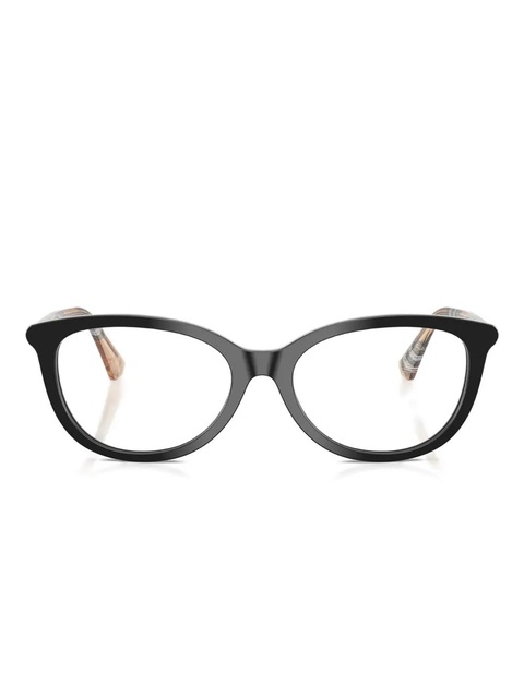 Burberry Eyewear check-pattern frames - Black - zdjęcie produktu nr 1