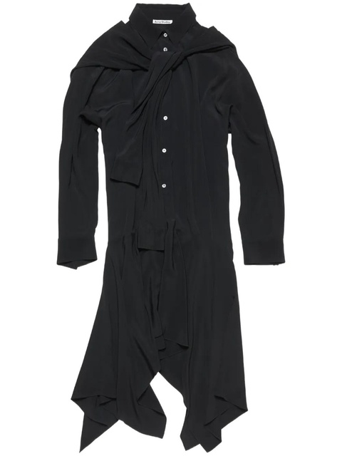 Acne Studios layered midi dress - Black - zdjęcie produktu nr 1