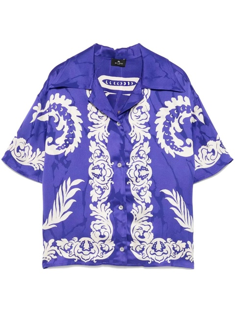 ETRO floral-print shirt - Blue - zdjęcie produktu nr 1