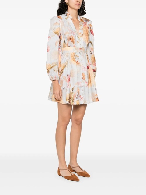 ZIMMERMANN Ascension mini dress - Blue - zdjęcie produktu nr 2