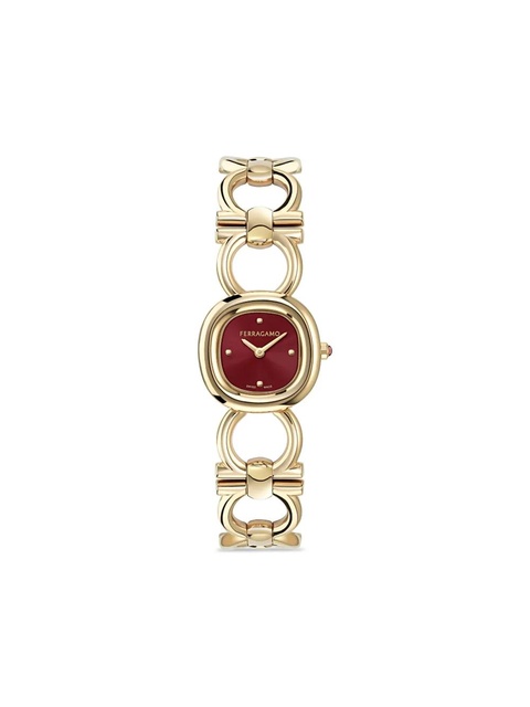 Ferragamo Double Gancini 25mm - Red - zdjęcie produktu nr 1