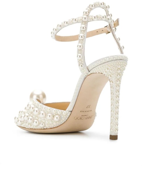Jimmy Choo Sacora 100 sandals - White - zdjęcie produktu nr 1