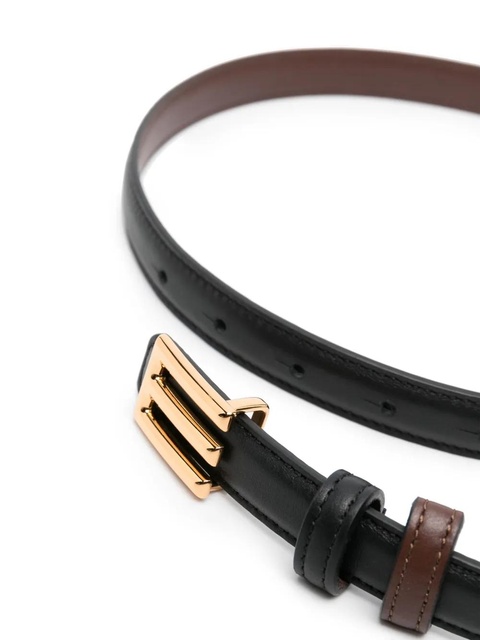 ETRO logo-buckle leather belt - Black - zdjęcie produktu nr 2