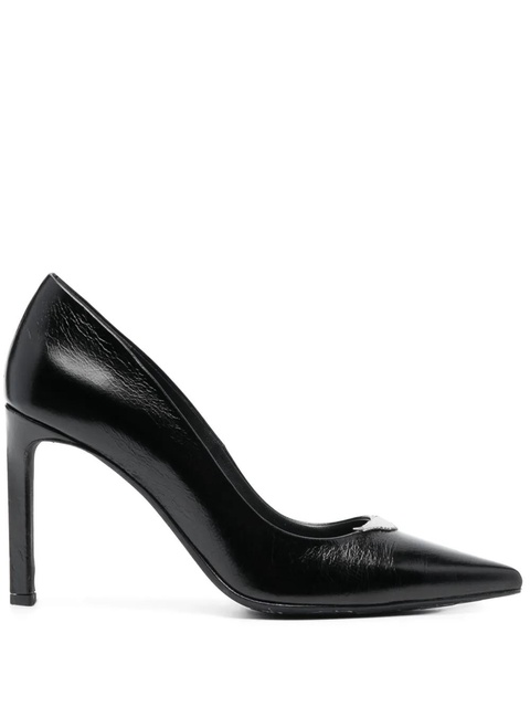 Zadig&Voltaire Perfect Vintage 100mm leather pumps - Black - zdjęcie produktu nr 1