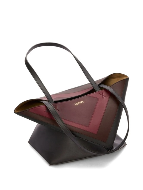 LOEWE medium Puzzle folded-painel tote bag - Black - zdjęcie produktu nr 2