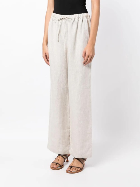 Reformation Olina straight-leg linen trousers - Neutrals - zdjęcie produktu nr 2