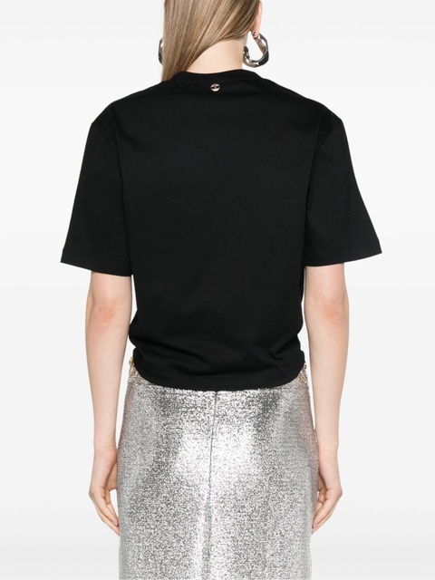 Rabanne signature piercing jersey T-shirt - Black - zdjęcie produktu nr 2