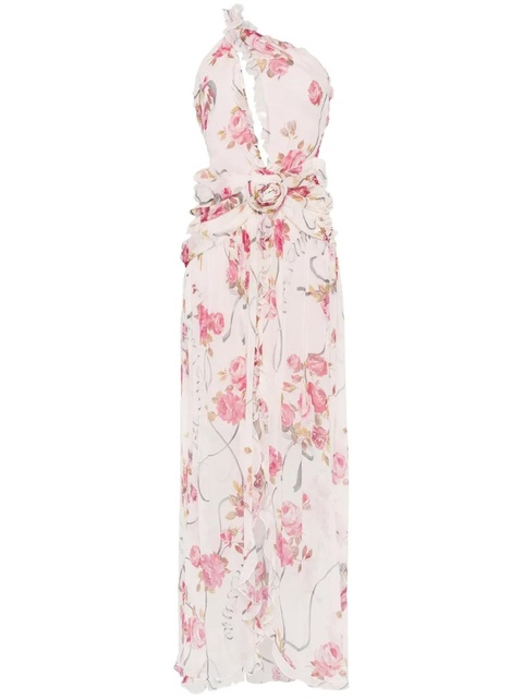Blumarine floral-print maxi dress - Neutrals - zdjęcie produktu nr 1