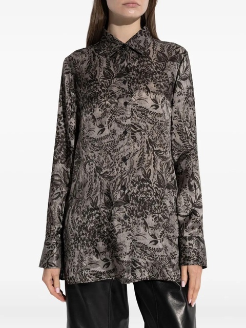 Golden Goose floral-print shirt - Grey - zdjęcie produktu nr 2