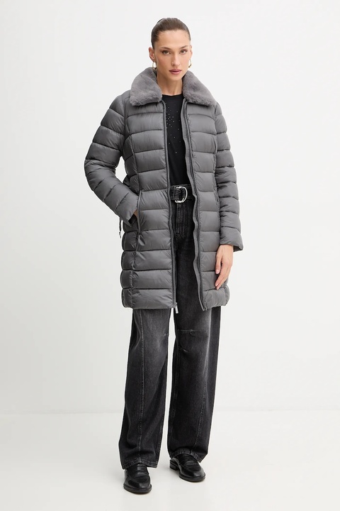 MICHAEL Michael Kors kurtka damska kolor szary zimowa 77B6597M42 - zdjęcie produktu nr 2